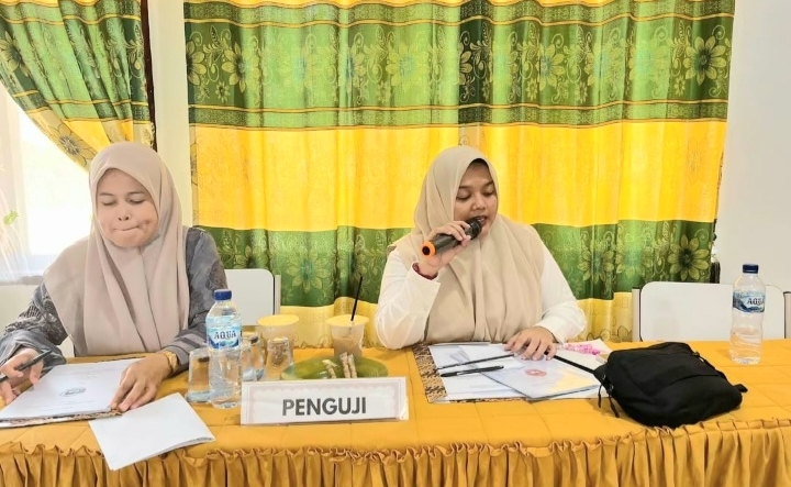 22 Murid SMAN 2 Idi Aceh Timur Melaksanakan Sidang KTI