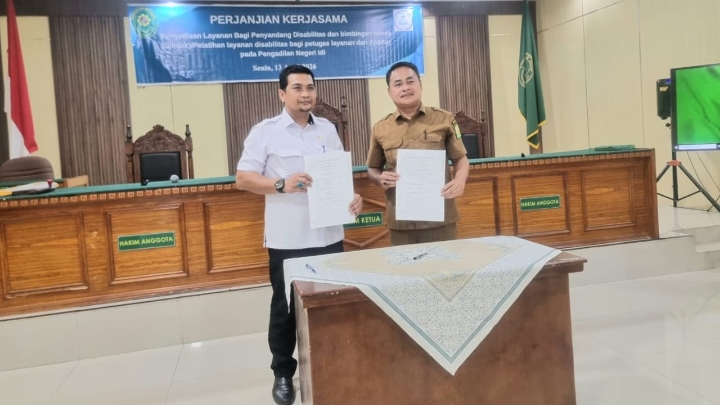 Pengadilan Negeri Idi Tandatangani MoU dengan SLBN Aceh Timur