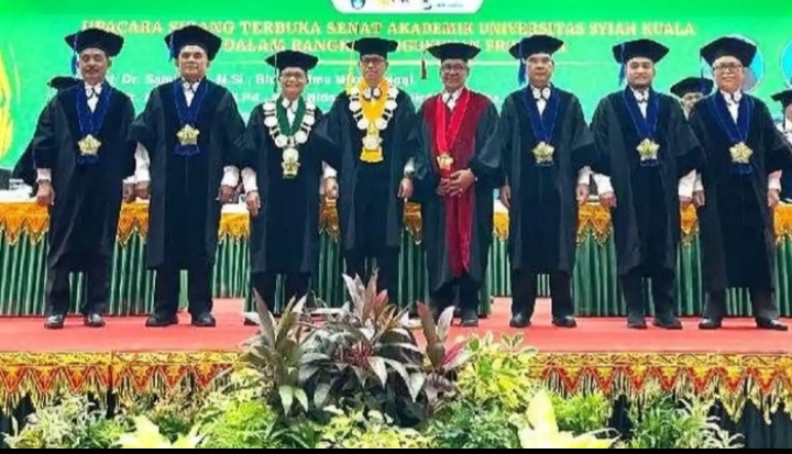 Pengukuhan Guru Besar, Ketua IGPKhI Aceh Ucapkan Selamat Kepada Dewan Pembina Organisasi