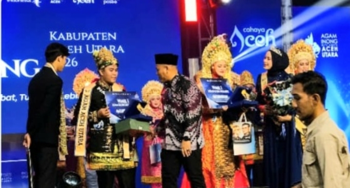 Siswi SMAN 1 Matangkuli Sabet Juara Dua Inong Aceh Utara 2026