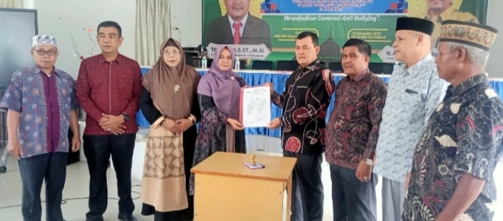 Kacabdisdik Aceh Barat Tunjuk Plh Kepala SMKN 2 Meulaboh