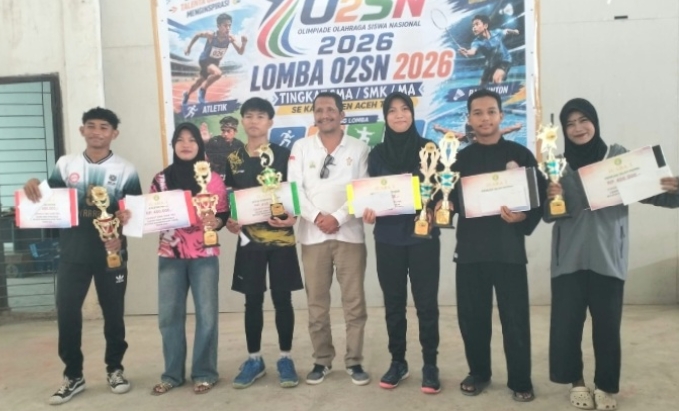 Cabdisdik Aceh Timur Sukses Gelar O2SN, SMAN Unggul Raih Juara Umum